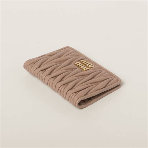 Cameo Matelassé Nappa Leather Card Holder 